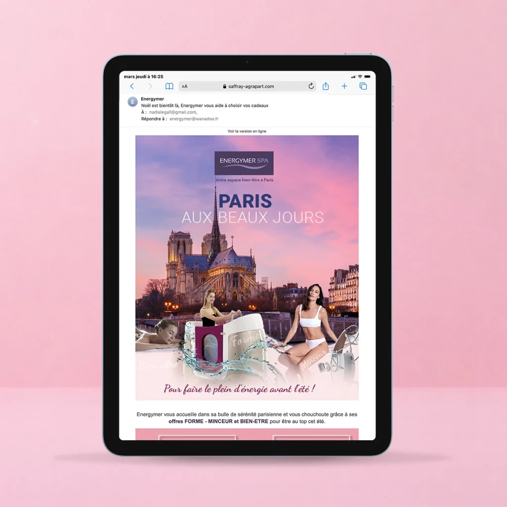 crea emailing responsive spa