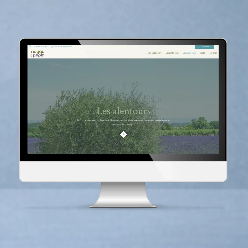 crea site web location saison