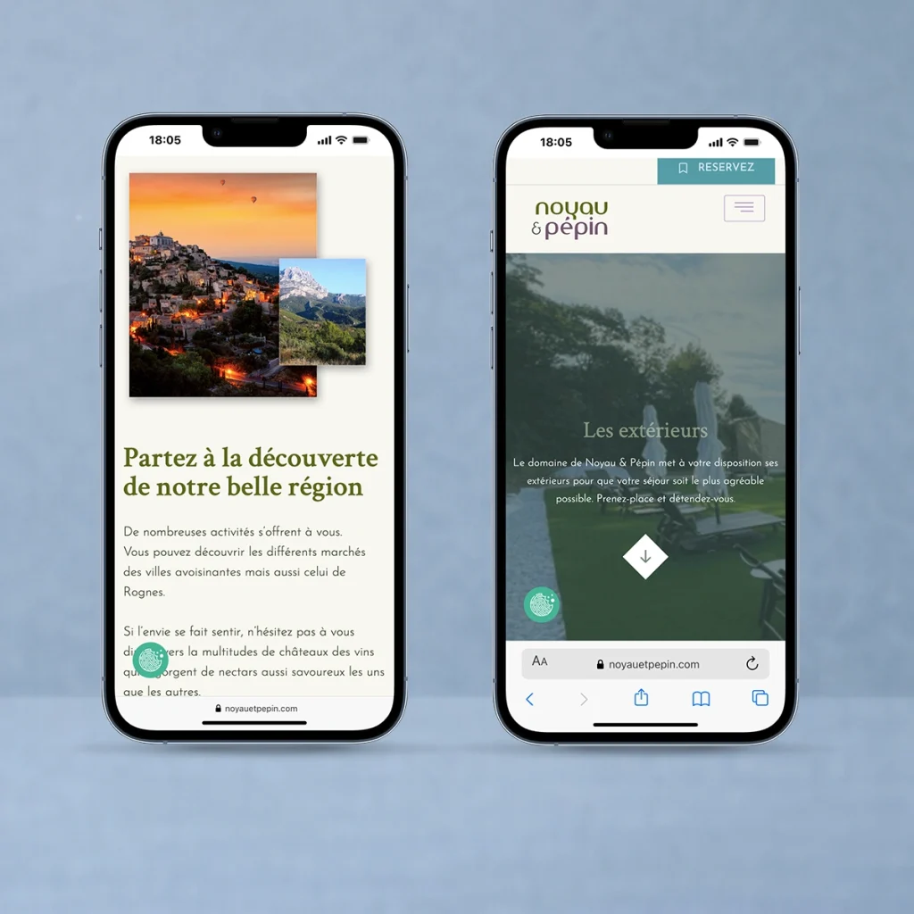 crea site web responsive loc gite