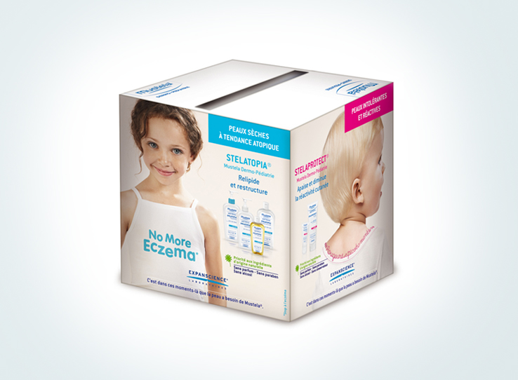 Mustela boite POST IT 3D