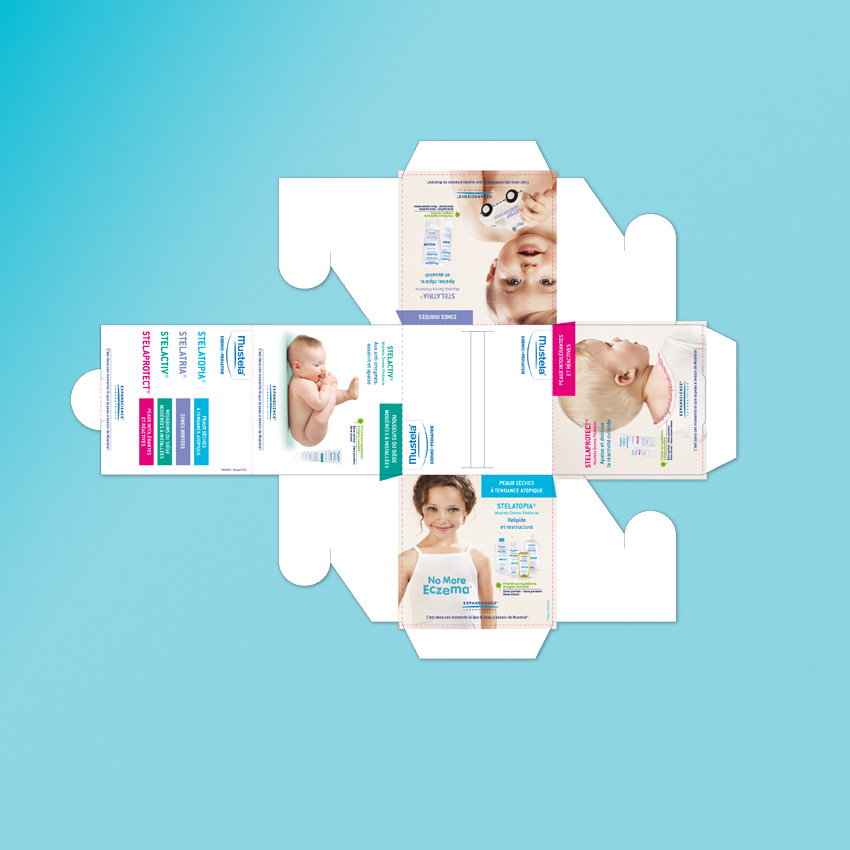 Mustela boite POST IT aplat