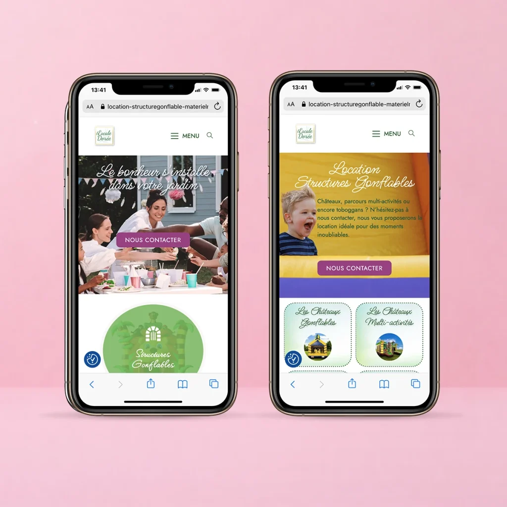 crea site responsive location