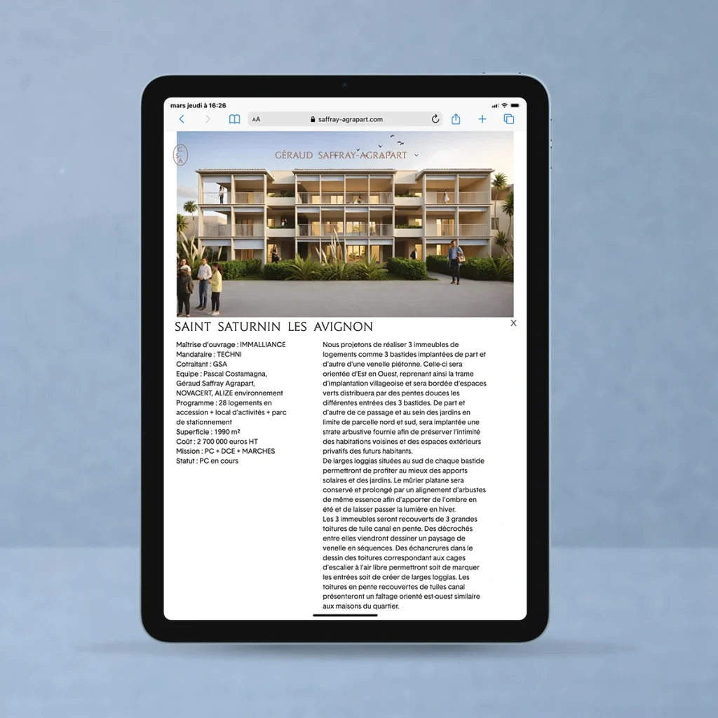 crea site web tablette responsive archi
