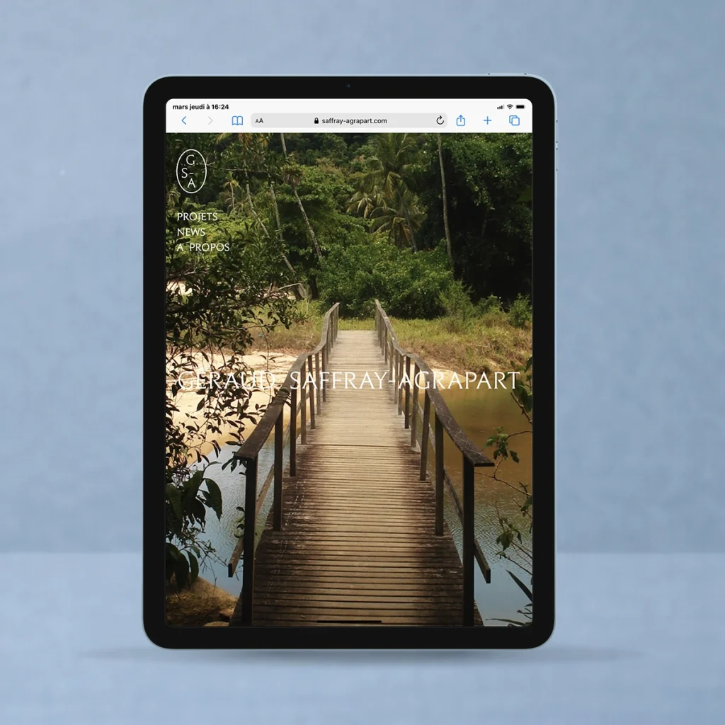 crea site web tablette responsive architecte