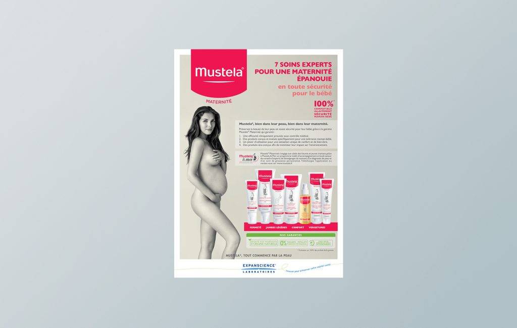 mustela annonce presse maternite